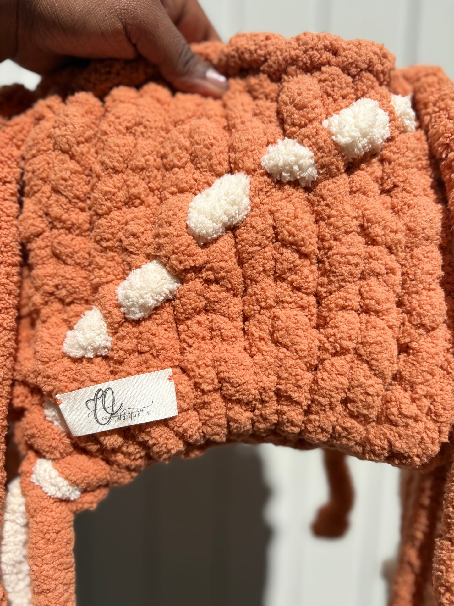 Fluffy&Soft -sac fait main à franges.